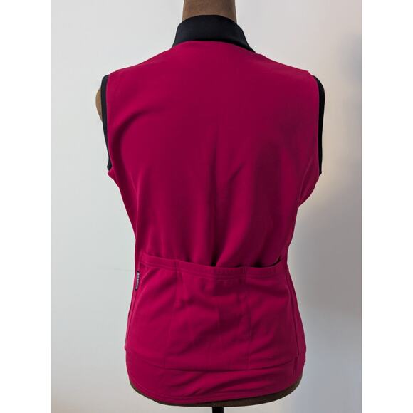 Pearl Izumi 2 Pc Lot Cycling Biking 3/4 Zip Tank & 1/4 Zip Pullover Pink Sz S - Picture 9 of 14